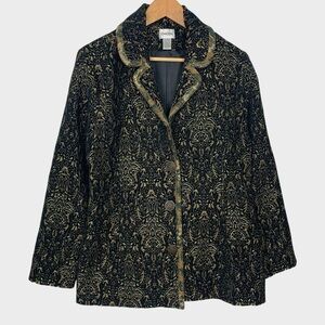 Chico’s Baroque Brocade Tapestry BlazerJacket
